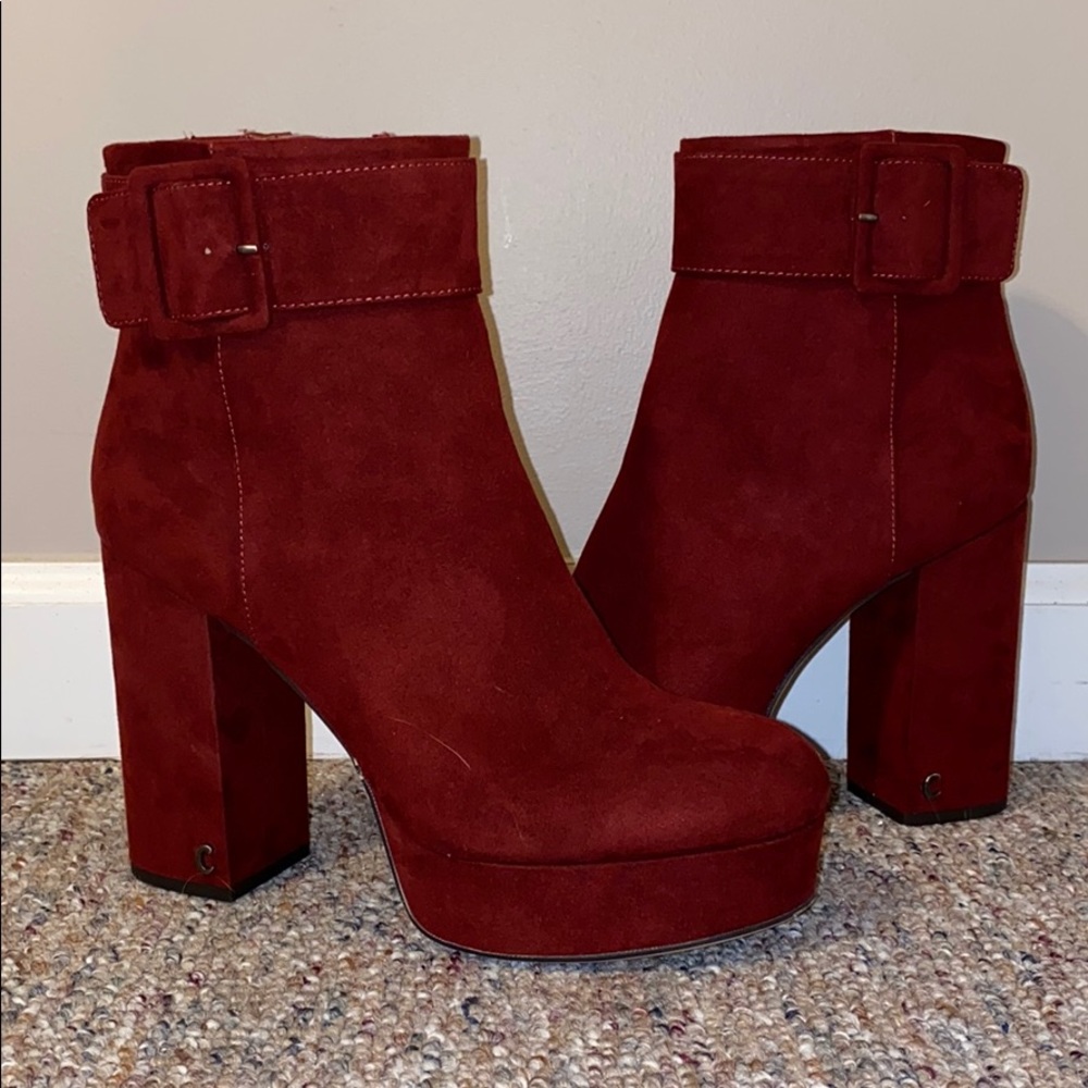 Maroon heels
